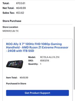 Asus Rog ally X