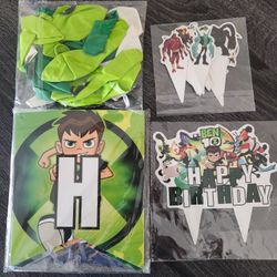 Ben 10 birthday theme $7
