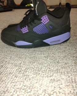 Jordan 4 Purple Thunders 