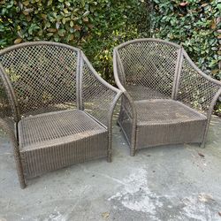 3 piece rattan set