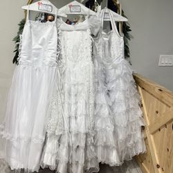 Vestido Primera Comunión Talla 20 / $75 Cada Uno