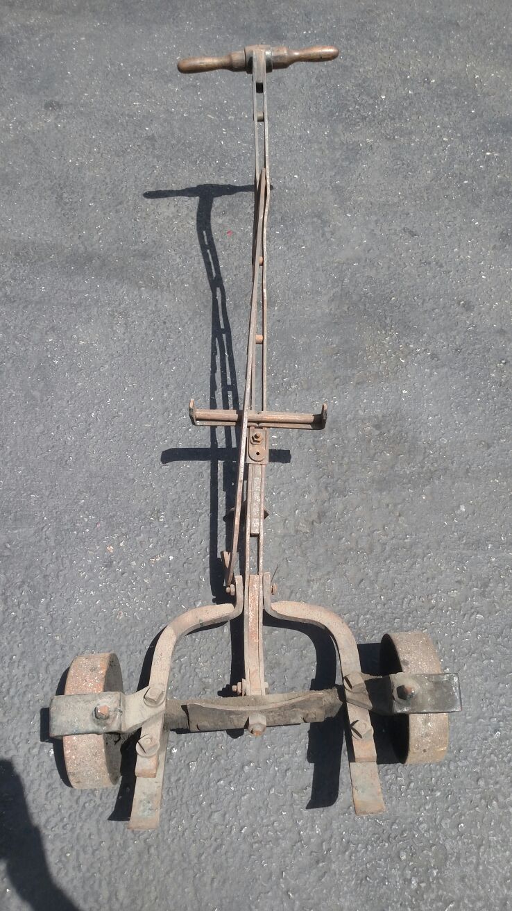 Antique Barrel Dolly Wine Industrial 1930s Prohibition