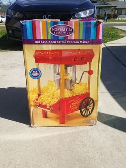 Nostalgia Electrics Old Fashion Kettle Popcorn Maker