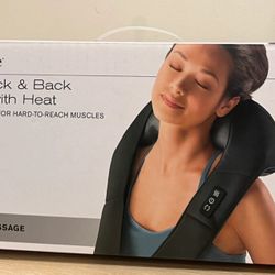 Brookstone Shiatsu Neck & Back Massager with Heat