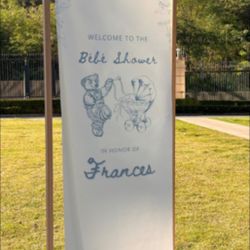 Stand Only - Wooden Baby shower / Wedding Banner