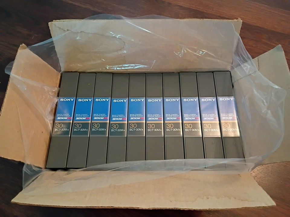 Blank Beta Max Tapes