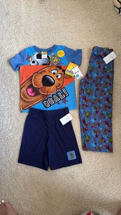 Scooby-Doo Kids 3-Piece Pajama Set size 6