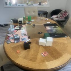 Dining Table With Middle Extender