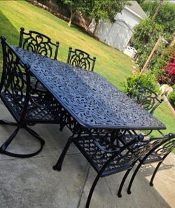 Hanamint 7pc dining set/outdoor Furniture/Cash Only