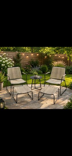new in box patio set