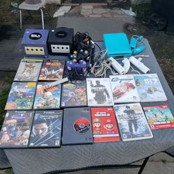 $330! Nintendo GameCube  1 Console combo or $400! Both Game cube Black & Purple. The Nintendo sonic combo $230!. All $500 