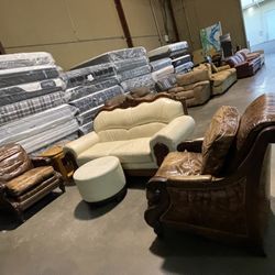 Leather Sofa Set 🦖