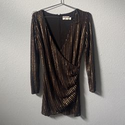 Black And Gold Dress Size M 