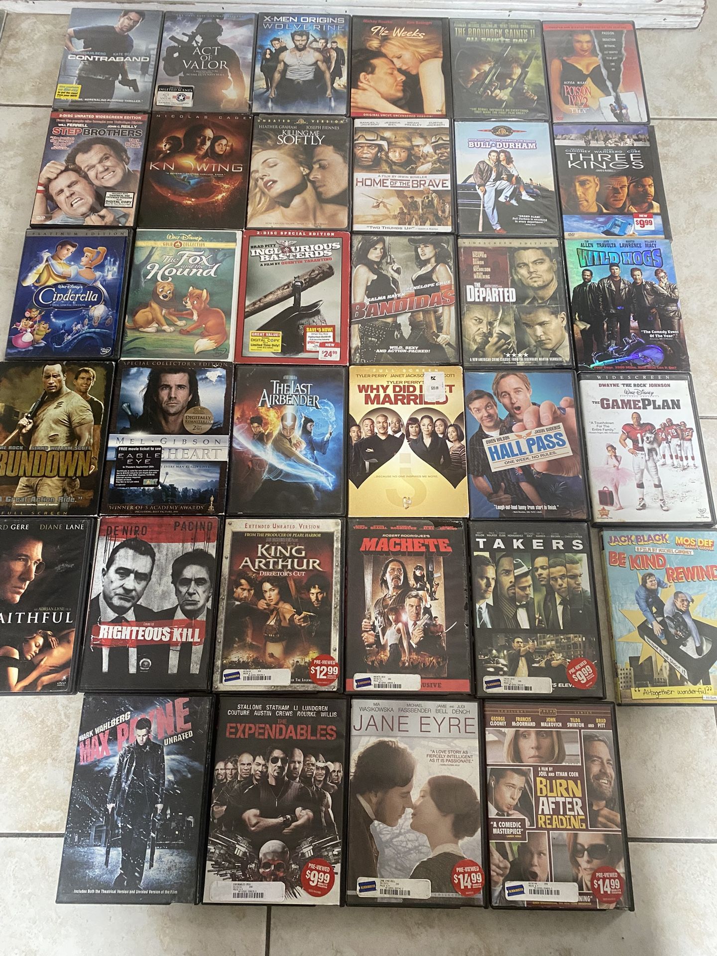 33 DVD Movies Lot