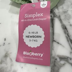 Blueberry Newborn Cloth Diapers - New With Tag. Group A