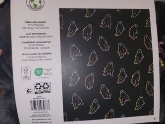 Halloween Ghost Print throw