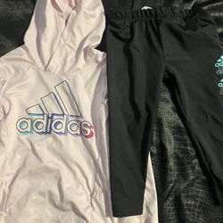 24M Adidas Athletic Hoodie And Pants /. Girls