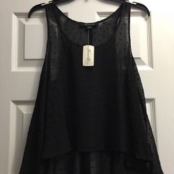 New FOREVER 21 Hi-Low Hem Tunic Size Small
