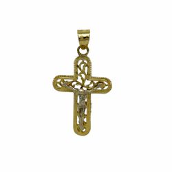 Pendant Solid  gold  14k. Crucifix