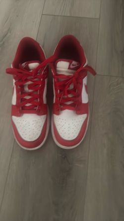 Nike dunk low St John’s size 8 red and white
