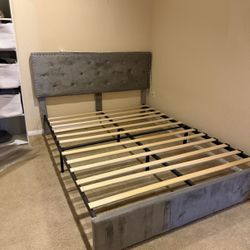 Queen Bed Frame With Drawers