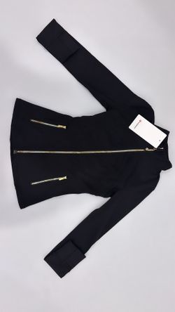 Black and gold lululemon define jacket