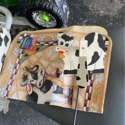 12 Boxes And More Of Cows Decorations 