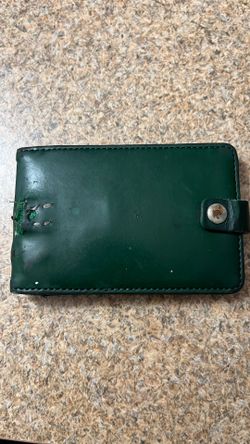 Green Leather Wallet