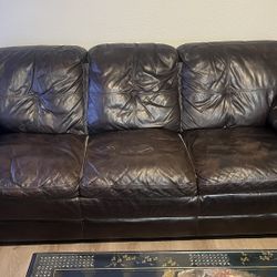 Leather Sofa For Sale 