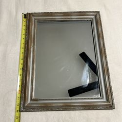 Wall mirror home decor wood frame hanging rustic vintage boho bedroom living room