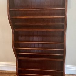 POTTERY BARN KIDS CATALINA WALL BOOK & MAGAZINE RACK  IN ESPRESSO 17.5”x30” EXCELLENT