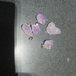 Stone Charms 3 Each
