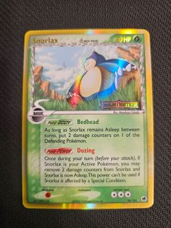 NM Snorlax Reverse Holo - 10/101 - EX Dragon Frontiers Pokemon