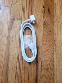 Cable de extensión para adaptador de corriente Apple para portátiles Apple, blanco (MW2N3LL/A)