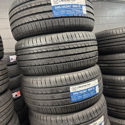 245/45/17 LANCASTER BRAND NEW TIRES!