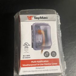 TayMac MM510C Single Receptacle Cover