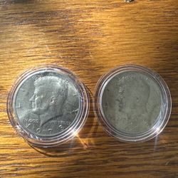 1973 & 1973-D Kennedy Half Dollar Pair – Clean Condition