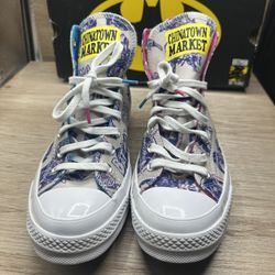 Converse Chinatown Market Chuck 70 Hi White Purple Batman Mens Sneakers size 10