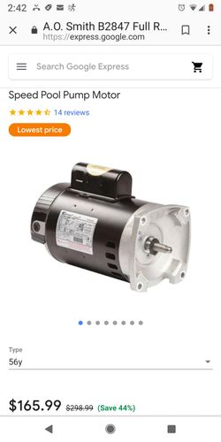 Tub motor plus pump