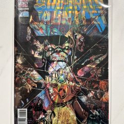 Infinity Gauntlet #1 & The Guardians Of The Galaxy #1 - Marvel Comics 1991 George Perez Thanos Avengers