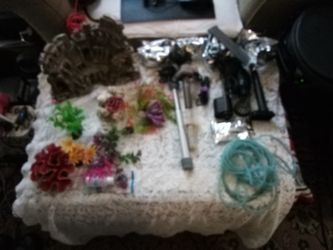 FISH AQUARIUM   (.1) PUMP (2) - HEATERS