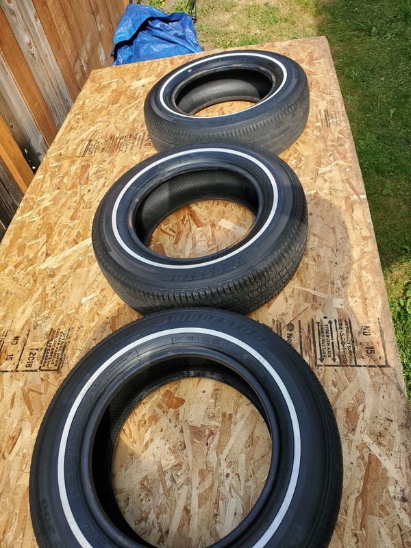 14 inch Bridgestone White Wall Tires for Sale in Vancouver, WA OfferUp