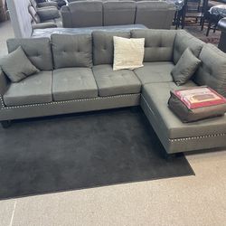 Nice Sofa Sectional Grey $699
