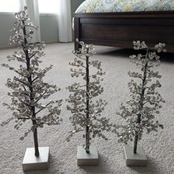 Pottery Barn Faceted Glass Mirror Trees