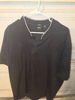 Hugo Boss Men's Black Polo Shirt