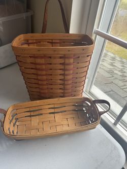 Longaberger Baskets Signed 