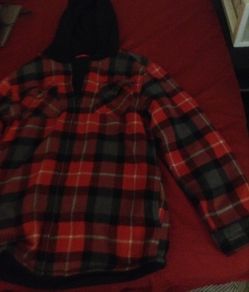Boys Flannel Hood Medium