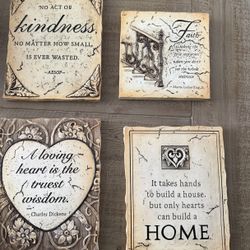 Inspirational Quote Plaques