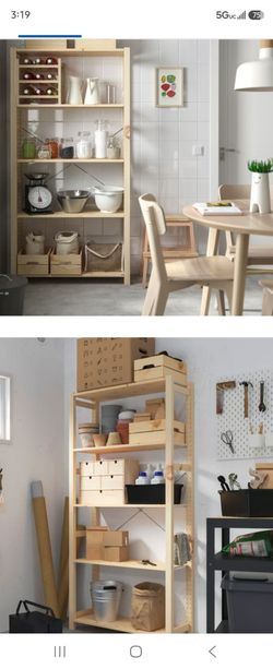 Ikea IVAR
5 Shelf unit, painted pine, 35x11 3/4x70 1/2 "