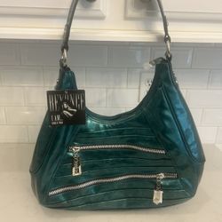 Beyoncé Faux Patten leather hobo purse 